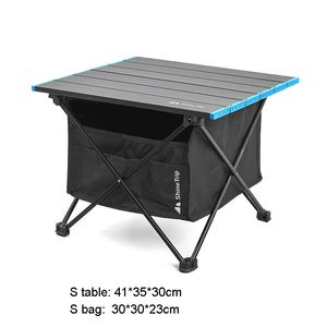 Camp Furniture Outdoor Folding Bordstol Camping Aluminiumlegering BBQ Picknick Vattentät Hållbart skrivbord 231122