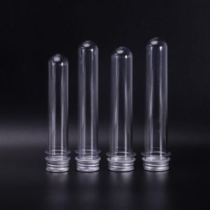 40 ml leere durchsichtige Kunststoffröhre, PET-Kunststoff-Reagenzglasflasche, verwendet als Gesichtsmaske, Süßigkeiten-Telefonkabelbehälter mit Aluminiumkappe Utdlx