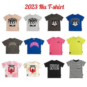 Tshirts صيف الأطفال ملابس القنوات القصيرة الأولاد الفتيات القصير القطن القمص القطن القمصان ملابس الأطفال أعلى إسرائيل نونونو 230421