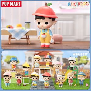 Blind Box Pop Mart Hacipupu سلسلة رياض الأطفال الغامضة المربع المربع الأعمى مربع لطيف عمل Toy 230422