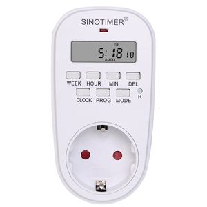 Timers EU Plug Outlet Electric Digital Socket with 220V Time Control 7 Days Programmable Switch Countdown 230422