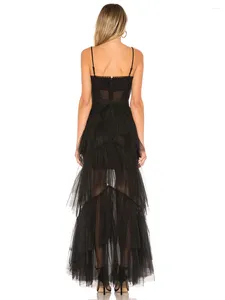 Повседневные платья, женское платье макси Y2k в стиле бохо, сексуальный корсет с открытой спиной и глубоким вырезом, длинные качели для коктейльной вечеринки