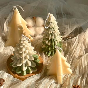 Candele Ornamento di Natale Stampo per candele in silicone Albero fai-da-te Artigianato Produzione di gesso Resina Sapone Stampi per cottura Decorazioni per la casa 231121