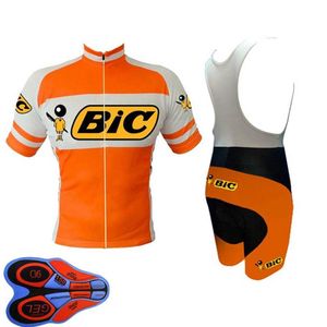 BIC Team Bike Велоспорт с коротким рукавом Джерси нагрудник и шорты Комплект 2021 Лето Быстросохнущие мужские MTB велосипедные униформы Комплекты для шоссейных гонок на открытом воздухе S195L