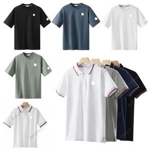 Mens Polos designer polo sommarbroderi kort ärm avslappnad män t-shirt oss storlek s-xl