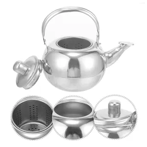 Dinnerware Sets Stainless Steel Teapot Small Stove Top Kettles Metal Pots Handle Portable Travel