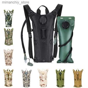 water bottle 3L Hydration Water Bladder Outdoor Sport Cycling Water Bag Backpack Military Tactical Camouflage Mountaineering Bag Q231122
