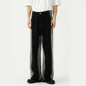 Мужские джинсы 2023, модные свободные прямые повседневные джинсовые брюки с принтом тай-дай, мужская уличная одежда в стиле хип-хоп, широкие брюки, мужские джинсовые брюки