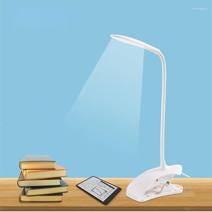 Настольные лампы USB Светодиодные лампы Книга книги Light Desk Clip для детей Bureaulamp Lampara de Mesa Luminaria