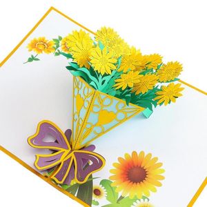 Greeting Cards Handmade Valentines Day Card 3D Paper Holiday Personal Style