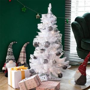 Dekoracje świąteczne 60 cm/90 cm White Grusten Tree Dekoracja drzewa do domu PVC wielokrotnego użytku Xmas 2023 rok Decor Navidad