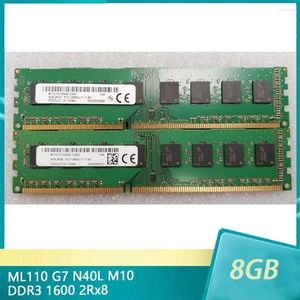 ML110 G7 N40L M10 8GB 8G DDR3 1600 2RX8 UDIMM ECC Sunucu Hafıza Hızlı Gemi Yüksek Kalitesi