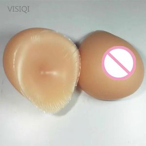 Breast Form Visiqi 1pair Realistic Artificial False Silicone Chest Bust Tits Sexy Boob Enhancer Cross Dresser 231129