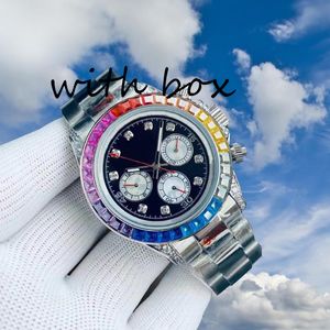 MENS 자동 기계식 WAES 40mm Watchmm 스테인리스 스틸 스트랩 골드 손목 세라믹 케이스 디자인 Montre De Luxe Fashion Luxury Watch 업그레이드 Watch Herenhorloge
