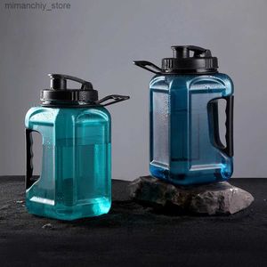 water bottle Outdoor Travel Sports GYM BPA Free Portab ak-proof Kett Water Bott 2 Liters For Man Plastic Large Capacity Water Bott Q231123