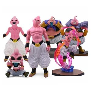 Фигурки героев 6 стилей 1244 см Zero Majin Buu ПВХ Фигурки Dbz Super Saiyan Фигурка Коллекционная модель игрушки 201202332R7643942 Otea6