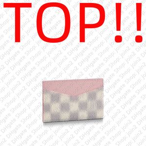 TOP. N60286 CARD HOLDER DAILY N60359 Designer 4 6 Key Rosalie Coin Purse Pass Business Cardholder Pouch Mini Organizer Wallet Pochette Cle Accessoires Bag Belt Charm