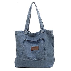 Evening Bag's Vintage Fashion One Shoulder Classic Handbag Denim Trend Large Capacity Bag 231123