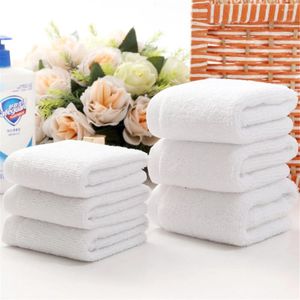 Towel 5pcs/lot Sellor El Restaurant Kindergarten Cotton White Face Small Hand Towels Kitchen