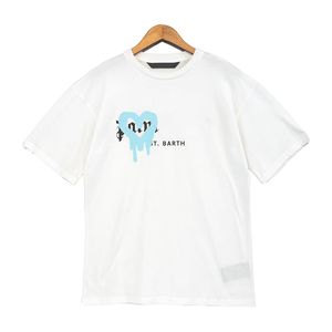 Мужская футболка с изображением пальм и любви, дизайнерская рубашка-поло с принтом сердца, женские футболки с уличной графикой и ангелами mb