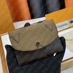 M41939 Yüksek kaliteli lüks tasarımcılar Victorine cüzdanları çok renkli anahtar para çantası kahverengi çiçek mini pochettes kısa cüzdanlar katlanabilir kart tutucu kasa cüzdan