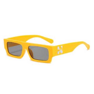 Moda Luxo Offs Frames brancos Óculos de sol Estilo Marca quadrada Armada de óculos de sol x moldura Eyewear Trend Sun Glasses Bright Sports Travel Sunglasse JMO6