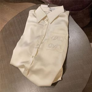 Bordado de cetim manga feminina cardigan jaqueta moda fina blusa respirável tops primavera verão boutique estudantes local de trabalho pessoas indispensáveis