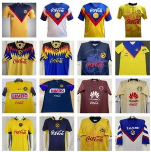 987 1988 Guadalajara Tigres Retro piłka nożna klub America Liga MX koszulki piłkarskie Mexico R.Sambueza P.aguilar O.Peralta C. Dominguez Matheus Football Shirt S-2xl