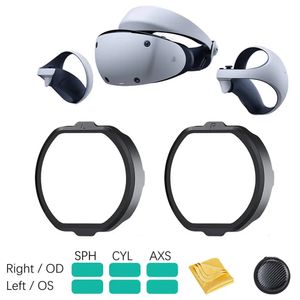 VRAR Devices VR Prescription Lenses for PS VR2 Lens Myopia Anti Blue Glasses Quick Disassemble Protection Frame PSVR2 Accessories 231123