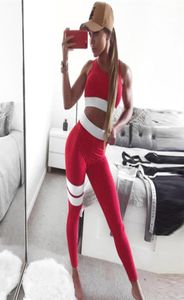 Abbigliamento sportivo per ragazze Tinta unita Set yoga Cuciture Corsa Fitness Jogging Maglietta Leggings Pilates Set Balletto Danza Fitness Wear2208190