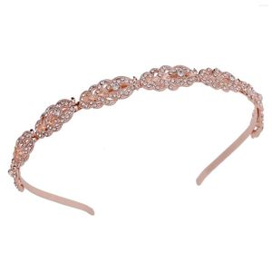 Headpieces Woman's Hair Hoop Headdress Dazzling Rhinestones Hoops Ornaments For Women Hairstyle Making Tool EIG88