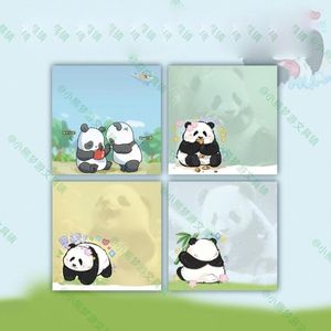 PCS/LOT Kawaii Panda Pad Pad Sticky Note Cute N Times Stron Wabezpieczenie Notatnik Post Office School Supplies Korean