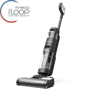 Outras ferramentas de limpeza doméstica Acessórios Tineco piso um S2 Smart Cordless sem fio molhado A aspirador de pó e lavadora preto 230422