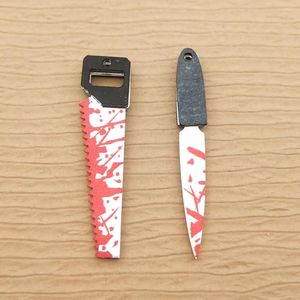 Charms 10pcs Acrylic Blood Knife Saw Charm For Jewelry Making Supplies Earring Pendant Necklace Diy Craft Accessories Materials