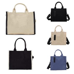 Casual Mini Canvas Shoulder Bag High-capacity bag the Women Handbag Designer bag Black Tote Bags Crossbody Luxurys Fashion Shopping Purse 2 size