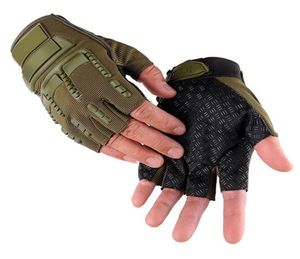1 Pair 4 Colors Hiking Fishing Oe Military Cycling Gloves Tactical Comfortable Half Finger Gloves Outdoor Military Army Sports5300660