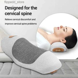 Massaging Neck Pillowws Cervical Massage Pillow Neck Massager Traction Pillow Electric Heating Neck Relaxes Muscle Travel Slepping Pillow Chiropractic Q231123