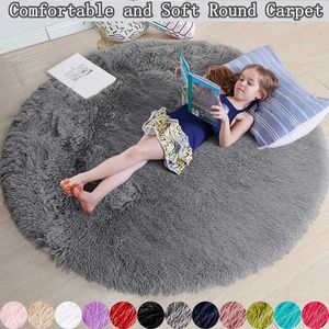 Carpets 60-160CM Thickened Plush Carpet Be used for Living Room Sofa Washable Nordic INS Style Comfortable Soft Fluffy Round Shaggy Rug