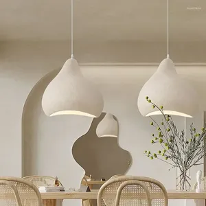 Lampade a sospensione Luci a Led per sala da pranzo Lampadario Wabi Sabi Minimalismo Droplight Lampada a sospensione Bar Sospensione Apparecchio Decorazioni per la casa