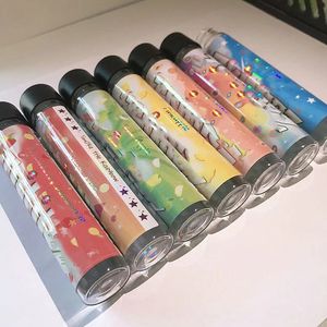 Pre-rotoli vuoti 51/50 1,3 PESO NETTO. Tubo di giunzione Rainbow Fruity Loops Tubo di vetro preroll a prova di bambino