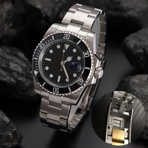 Sehen Sie sich die Keramik -Lünette Schwarzes Sapphire Date 41mm Original New Rollen -automatische Armbandwatchoes für Mann Super -U -Boot Edelstahl AAA -Qualität GMT Armbanduhren