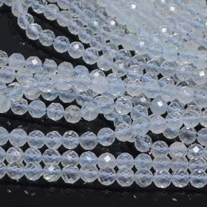 Lose Edelsteine, natürlicher Topas, facettierte runde Perlen, 6–6,5 mm