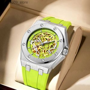 Armbanduhren ONOLA Uhr Top Marke Luxus Sport Männer Armbanduhr Wasserdichte Automatische Mechanische Uhren Relogio MasculinoQ231123