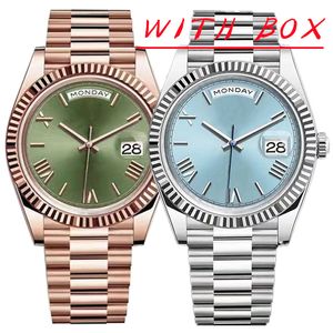 Men's Watch 40 مم الحركة الميكانيكية الأوتوماتيكية 904L U1 مصمم الفولاذ المقاوم للصدأ مونتر دي لوكس 2813 Waterproof Wristwatch Dhgate
