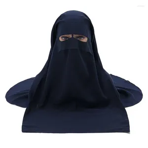 Abbigliamento etnico 2023 Niqab per le donne musulmane Ramadan Hijab Islam Vestiti Turbanti Donna Modest Turchia Berretto arabo Femme Musulmane