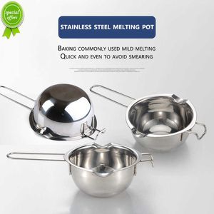 New Stainless Steel Wax Melting Pot Long Handle Scented Candle Soap Chocolate Butter Handmade Soap Making Supply DIY Crafts Tools