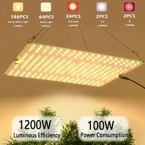 LED Grow Light Veg and Bloom 1500W Phytolamp for Plant Full Spectrum Hydroponic Lamp Greenhouse Flower