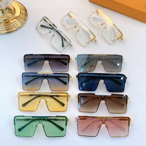 Designer sunglasses for women europe and the united states fashion colorchanging square rimless onepiece female korean version of red ne