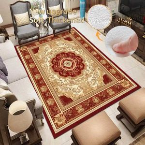 Carpets Large Area Rugs Thickened Carpet Living Room Soft Bedroom Decor Mats Vintage Style Carpet Non-slip Floor Mat