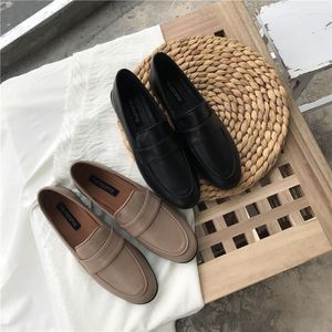 Dress Shoes Mr Co Lefu Retro Women Flats Leather Woman Moccasins Spring Slip On Ladies Casual Female Loafers Sneaker